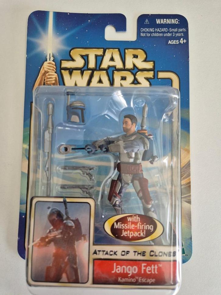 Star Wars Saga 02-13 Jango Fett Kamino Escape, Verzamelen, Star Wars, Nieuw, Actiefiguurtje, Ophalen of Verzenden
