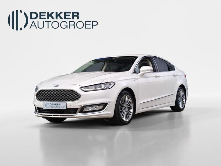 Ford Mondeo 2.0 IVCT HEV Vignale | Full Hybride | Lederen in, Auto's, Ford, Bedrijf, Te koop, Mondeo, ABS, Achteruitrijcamera