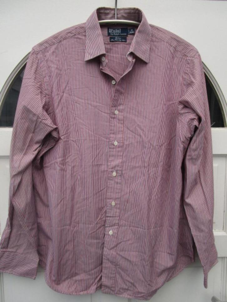 Keurig, ruim Ralph Lauren overhemd maat 16=XL, Kleding | Heren, Overhemden, Zo goed als nieuw, Halswijdte 43/44 (XL), Ophalen