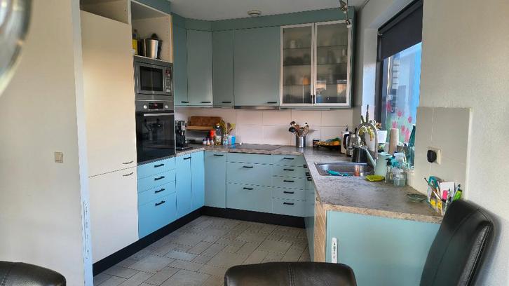 Keuken, Huis en Inrichting, Keuken | Complete keukens, Gebruikt, U-keuken, Groen, Kunststof, Ophalen