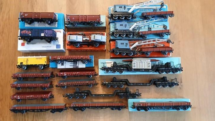 te koop diverse goederenwagons marklin, Hobby en Vrije tijd, Modeltreinen | H0, Zo goed als nieuw, Wagon, Wisselstroom, Märklin
