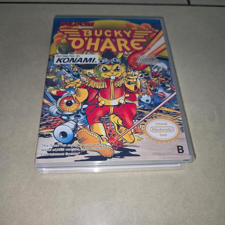 Bucky O' Hare NES Game Case, Spelcomputers en Games, Games | Nintendo NES, Zo goed als nieuw, Avontuur en Actie, 1 speler, Vanaf 3 jaar