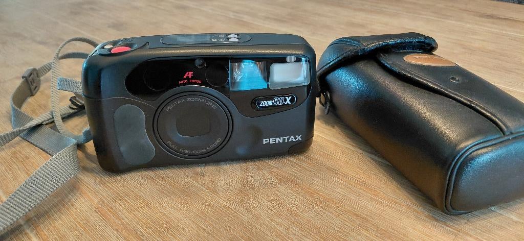 Pentax zoom 60-X, Audio, Tv en Foto, Fotocamera's Analoog, Ophalen, Compact, Pentax