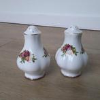 Royal Albert Old Country Roses peper en zout stel, Gebruikt, Overige typen, Ophalen of Verzenden, Overige stijlen