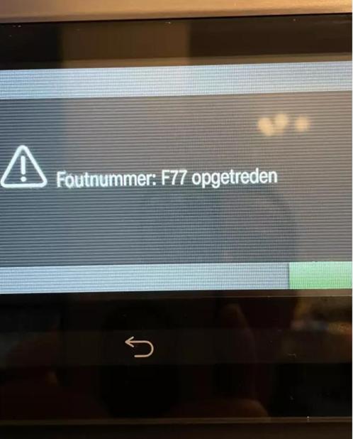 Fout code Foutnummer Error F74 en F77 Miele, Huis en Inrichting, Overige Huis en Inrichting, Zo goed als nieuw, Ophalen