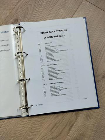 Eigen Zaak Starten - Cursusmateriaal beschikbaar voor biedingen