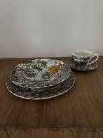 The hunter groen engels servies, Antiek en Kunst, Antiek | Servies compleet, Ophalen of Verzenden