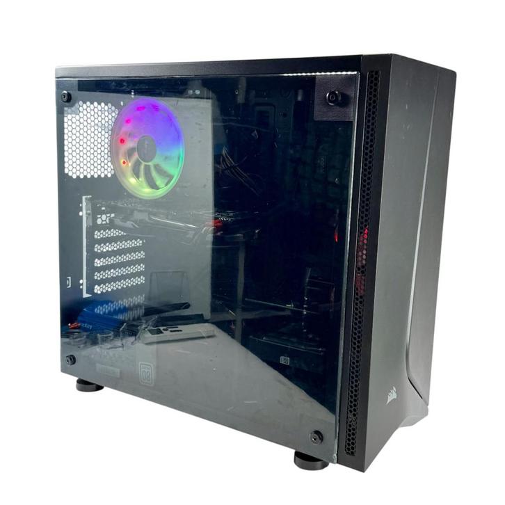 Corsair Budget Game PC | Core i5 | 16GB | 1.5TB SSD+HDD | RX, Computers en Software, Desktop Pc's, Zo goed als nieuw