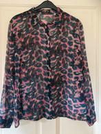 GUESS blouse roze-blauw leopard mt. XL zga nieuw, Kleding | Dames, Blouses en Tunieken, Blauw, Ophalen of Verzenden, Guess, Zo goed als nieuw