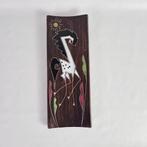 Vintage keramische wandtegel Ruscha, Verzamelen, Verzenden, Huis en Inrichting