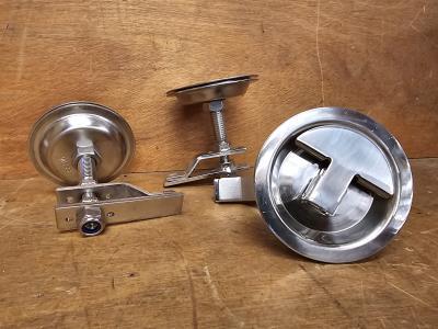 Luiksluiting RVS 90 mm, Watersport en Boten, Bootonderdelen, Gebruikt