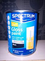 spectrum gloss paint zwart, Nieuw, Ophalen of Verzenden, Wit