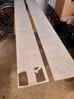 Marmer platen, 2 stuks, Antiek en Kunst, Ophalen