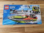 LEGO City Raceboottransport - 60254, Kinderen en Baby's, Speelgoed | Duplo en Lego, Ophalen of Verzenden, Zo goed als nieuw, Complete set