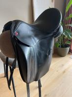 Tribal dressuurzadel 17,5 inch zwart, Dieren en Toebehoren, Paarden en Pony's | Zadels, Ophalen, Gebruikt, Dressuur