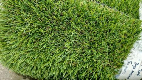 Kunstgras coupon 3.90 x 4 meter P206 zachte sprieten 50 mm, Tuin en Terras, Gras en Kunstgras, Nieuw, Kunstgras, 10 tot 20 m²