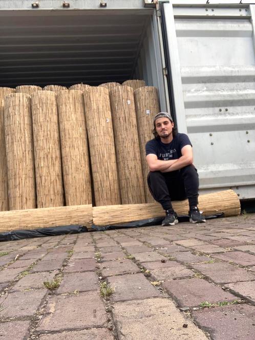Dikke rietmatten op rol (140/160cmx600cm), Tuin en Terras, Tuinschermen, Nieuw, Overige materialen, 150 tot 200 cm, 200 cm of meer