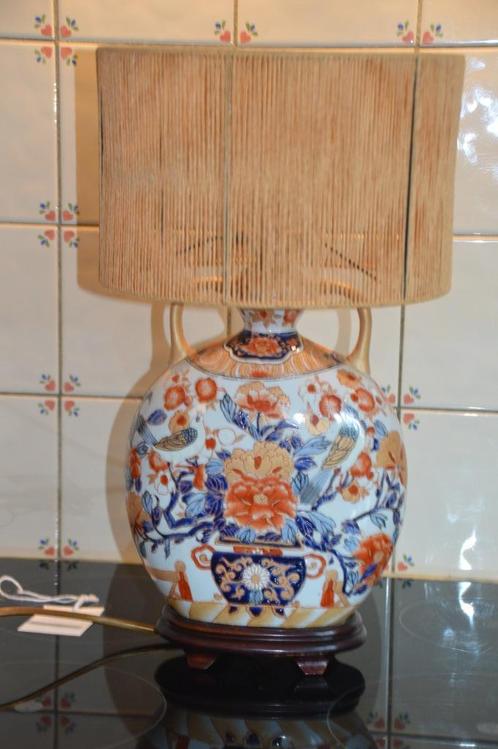 Prachtige Chinees tafellamp, Huis en Inrichting, Lampen | Tafellampen, Zo goed als nieuw, Minder dan 50 cm, Overige materialen