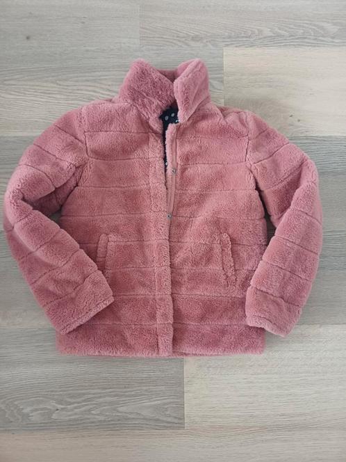 Pluche winterjas, roze, Hema, maat 158-164, NIEUW!!!, Kinderen en Baby's, Kinderkleding | Maat 164, Nieuw, Meisje, Jas, Ophalen of Verzenden