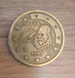 0,50 Eurocent Spanje 1999, Postzegels en Munten, Munten | Europa | Euromunten, Ophalen, Spanje, 50 cent, Losse munt