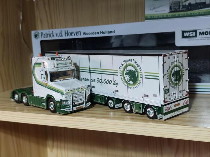 Patrick van der hoeven Scania Torpedo 1:50 wsi model, Hobby en Vrije tijd, Modelauto's | 1:50, Zo goed als nieuw, Bus of Vrachtwagen