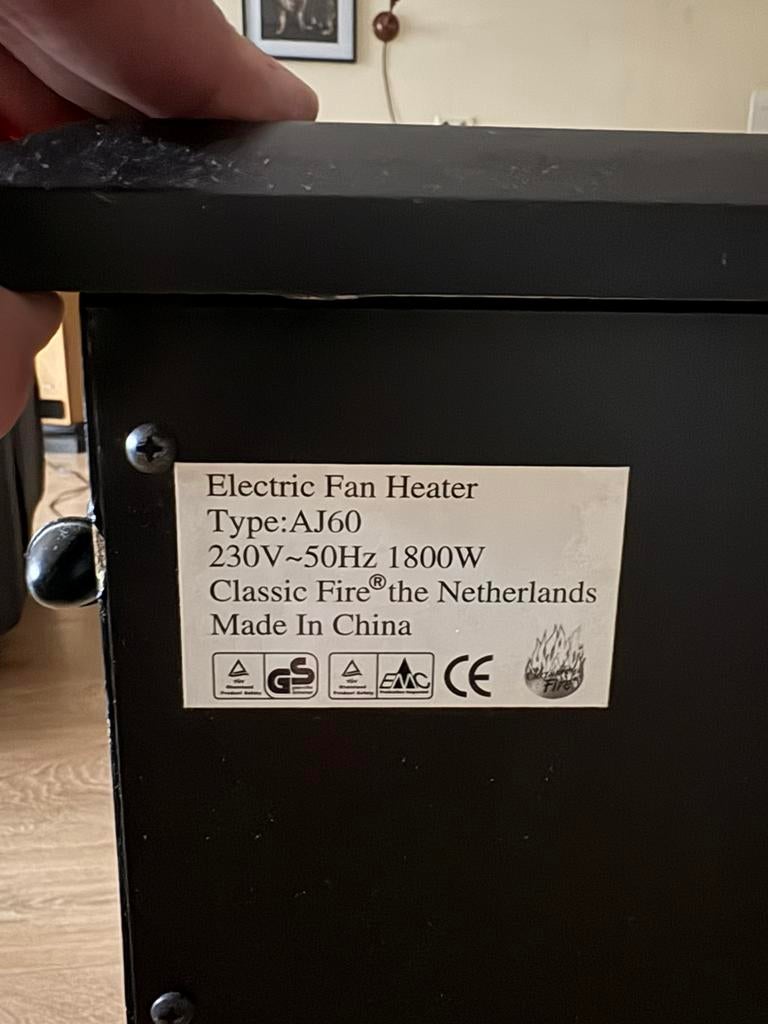 Electrische kachel, Ophalen, 30 tot 80 cm, Gebruikt, Kachel