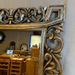 Barok Spiegel – houten lijst zilver - 120 x 90 cm- TTM Wonen, 50 tot 100 cm, 100 tot 150 cm, Ophalen of Verzenden