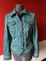 Petrolkleurige stretch jasje van Pescara maat M . IZGST, Maat 38/40 (M), Pescara, Ophalen of Verzenden, Zo goed als nieuw