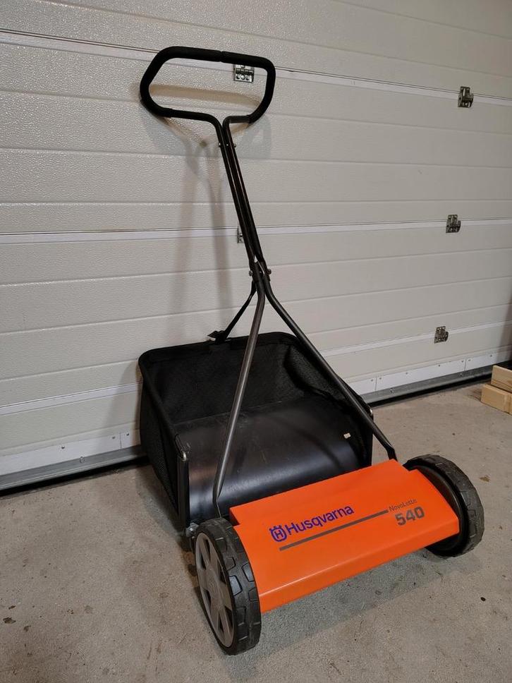 Husqvarna novo lette 540 hand grasmaaier kooimaaier, Tuin en Terras, Grasmaaiers, Gebruikt, Kooimesmaaier, Ophalen