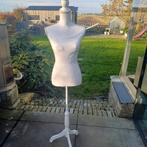 Torso paspop wit teab, Ophalen, Hout, Wandkapstok, Minder dan 100 cm