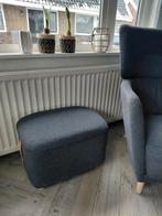 Voetenbankje met opbergvak/ hocker ZGAN, Ophalen, Zo goed als nieuw, Rechthoekig, Stof