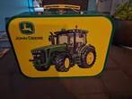 Leuk metalen koffertje met 4 legpuzzels John Deere, Ophalen of Verzenden, Meer dan 50 stukjes, Zo goed als nieuw, 6 jaar of ouder