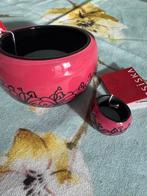 Zsiska Set: Armband & Ring - Nieuw!, Verzenden, Nieuw, Roze, Kunststof of Plastic