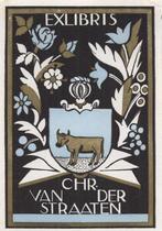 1500 Ex Libris Nederland : Jeanne Bieruma Oosting, 1952, Antiek en Kunst, Verzenden