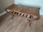 Vintage teakhouten salontafel te koop, Ophalen, Gebruikt, 100 tot 150 cm, 50 tot 100 cm