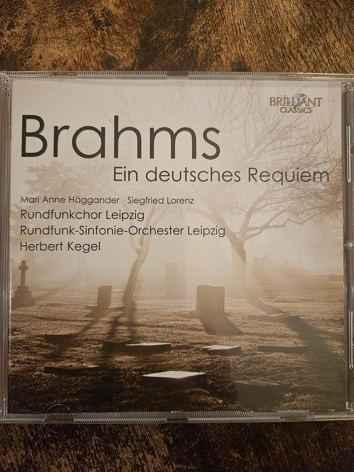 Brahms - Ein deutsches Requiem - CD, Cd's en Dvd's, Cd's | Klassiek, Zo goed als nieuw, Vocaal, Romantiek, Ophalen of Verzenden