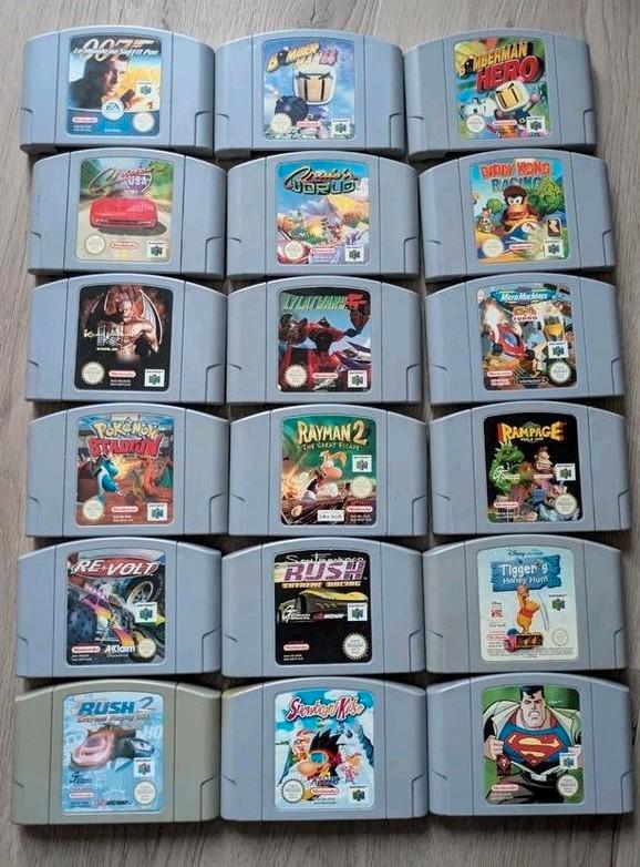 Nintendo 64 games 20€ collectie, Spelcomputers en Games, Games | Nintendo 64, Zo goed als nieuw, Sport, 1 speler, Vanaf 3 jaar