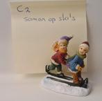 C2, samen op de ski's, kerstdorp, Diversen, Kerst, Ophalen of Verzenden, Zo goed als nieuw