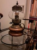 Elektrische lamp die lijkt op een olielamp, hoogte 35 cm, Antiek en Kunst, Antiek | Lampen, Ophalen