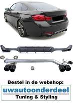 uitlaat + Carbon Look Diffuser Voor Bmw 4 serie F32 F33 F36