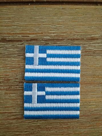 Geborduurde vlaggetjes Griekenland  beschikbaar voor biedingen