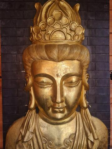 Groot 3D Boeddha / Buddha  schilderij / kunstwerk   beschikbaar voor biedingen