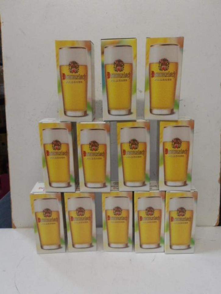 Dommelsch bier glazenset (2)  volle doos, Verzamelen, Biermerken, Nieuw, Glas of Glazen, Dommelsch, Ophalen of Verzenden
