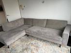 Hoekbank stof, Huis en Inrichting, Banken | Bankstellen, Ophalen, Gebruikt, Hoekbank, 75 tot 100 cm