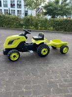 Smoby trekker met aanhanger, Kinderen en Baby's, Speelgoed | Buiten | Skelters, Ophalen, Zo goed als nieuw, Overige merken