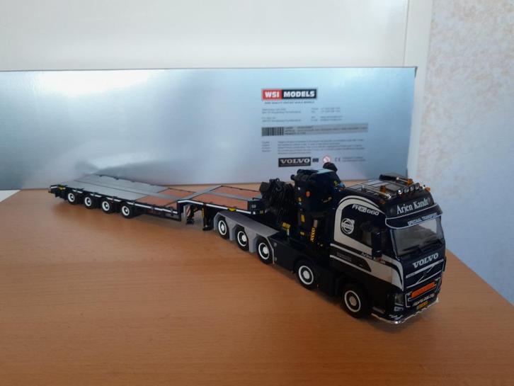 WSI Arjen Kandt Volvo FH16, Hobby en Vrije tijd, Modelauto's | 1:50, Zo goed als nieuw, Bus of Vrachtwagen, Wsi, Verzenden