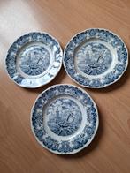 3 ontbijtbordjes, Antiek en Kunst, Antiek | Servies los, Ophalen of Verzenden