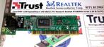 Trust Speedshare NW-1100 RTL8139D 10-100Mb Netwerkkaart PCI, Computers en Software, Ophalen of Verzenden, Zo goed als nieuw, Intern