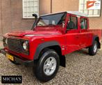 Land Rover Defender 130 Td5 crewcab, Auto's, Stof, Land Rover, 2495 cc, 122 pk
