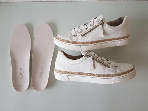 Gabor Comfort MAAT 38 { 5 G } witte leren sneakers met rits, Kleding | Dames, Schoenen, Zo goed als nieuw, Sneakers of Gympen